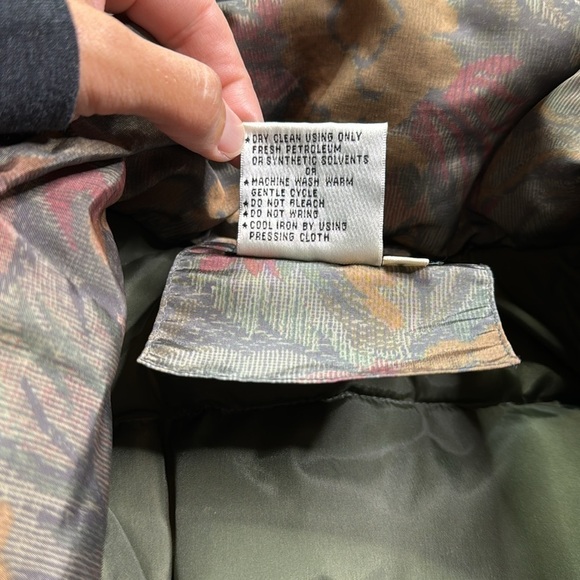 Vintage British Mist Floral Puffer Jacket Size Large 80s - Picture 8 of 9